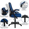 Flash Furniture Office Chair, Mesh, Blue HL-0016-1-BK-BL-GG